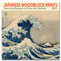 image Japanese Woodblocks Museum of Fine Arts 2027 Mini Wall Calendar Main Product Image