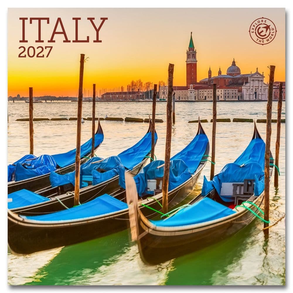 Italy 2027 Mini Wall Calendar Main Product Image