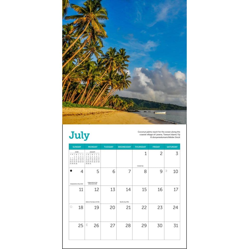 Islands 2027 Mini Wall Calendar Third Alternate Image