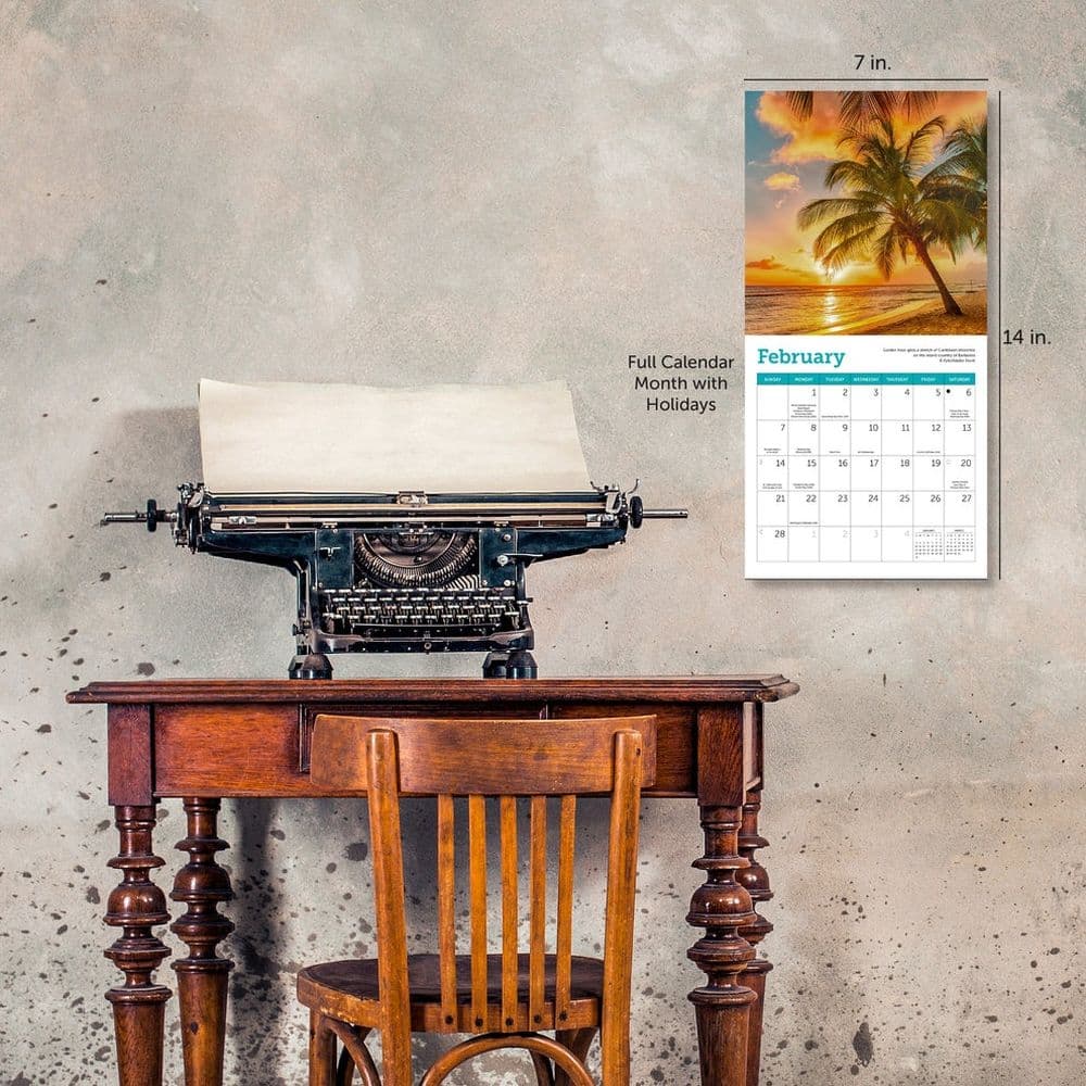 Islands 2027 Mini Wall Calendar Fifth Alternate Image