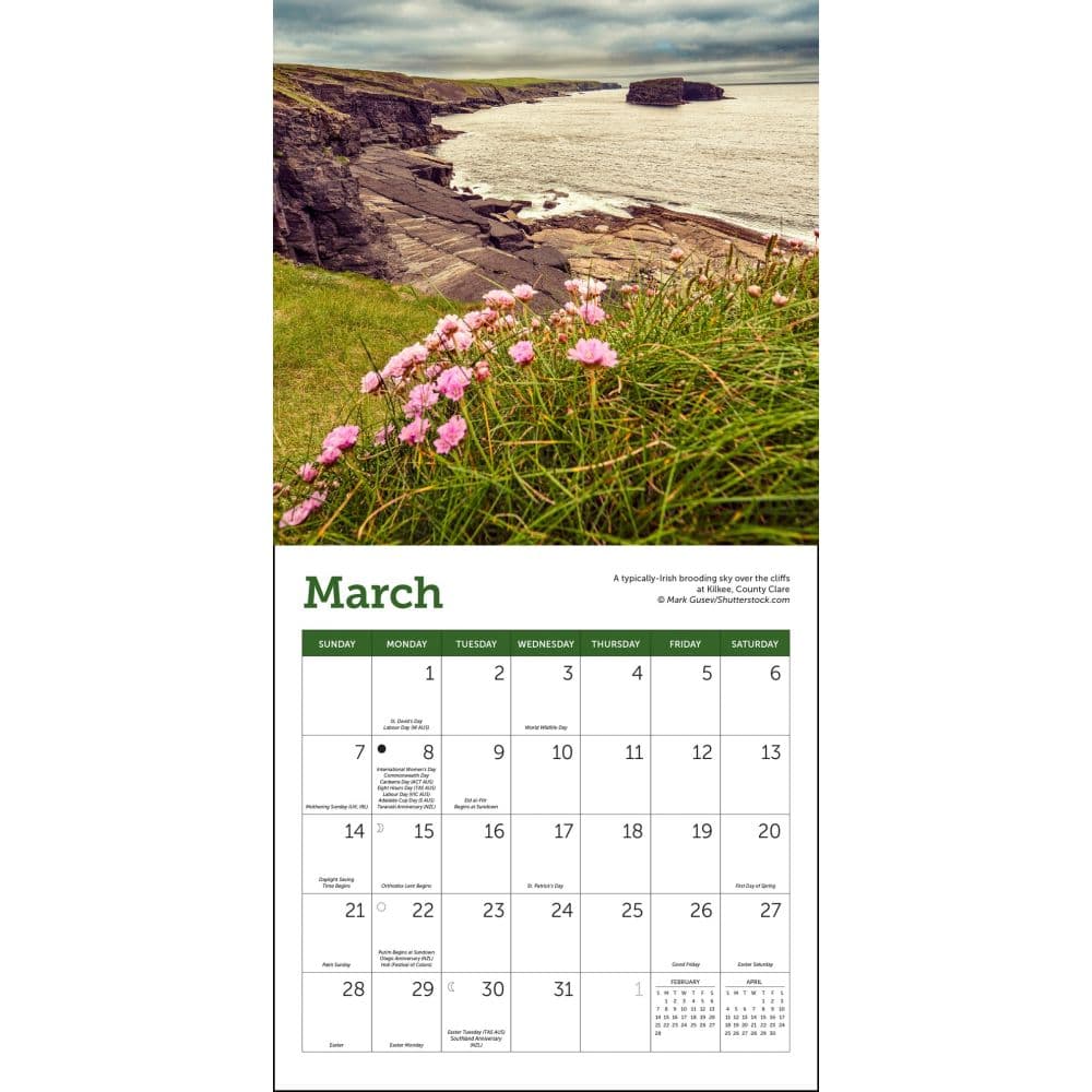 Ireland 2027 Mini Wall Calendar Second Alternate Image