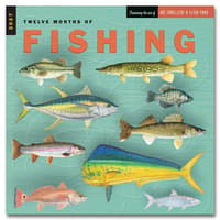 image Fishing Illustrations 2027 Wall Calendar Main Product Image