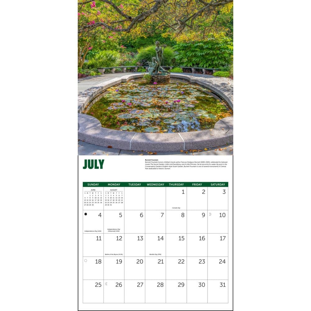 Central Park Conservancy 2027 Wall Calendar Third Alternate Image