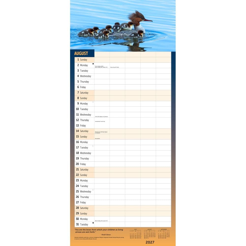 Busy Family 2027 Wall Calendar Fourth Alternate Image