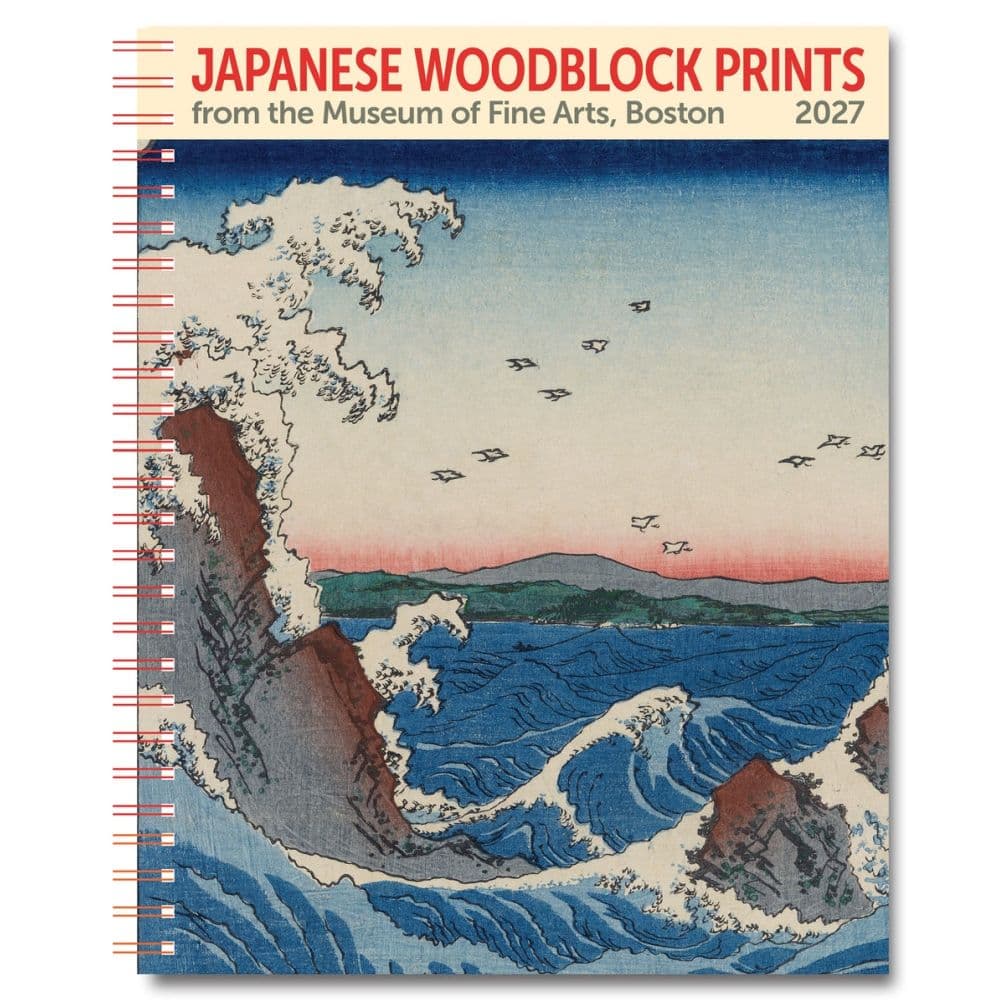 Japanese Woodblocks Museum of Fine Arts 2027 Monthly Planner Main Product Image