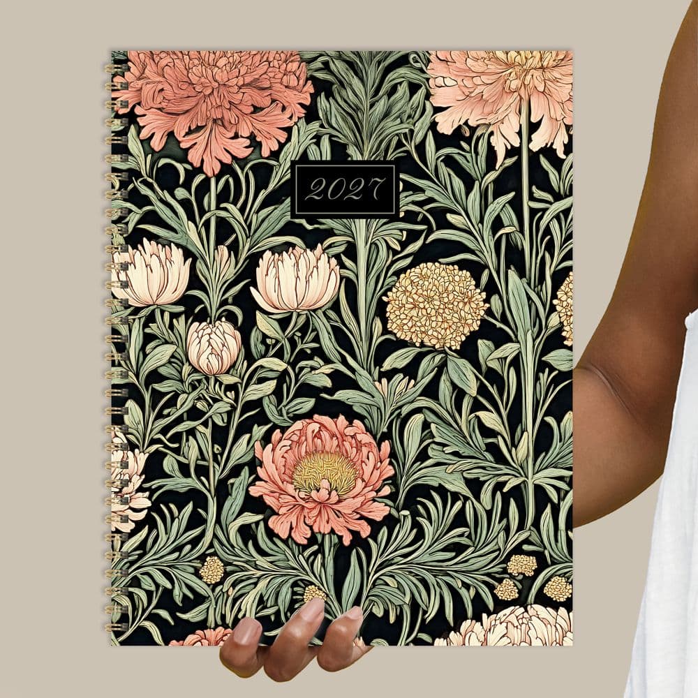 Formal Flowers 2027 Large Weekly Monthly Planner Sixth Alternate Image