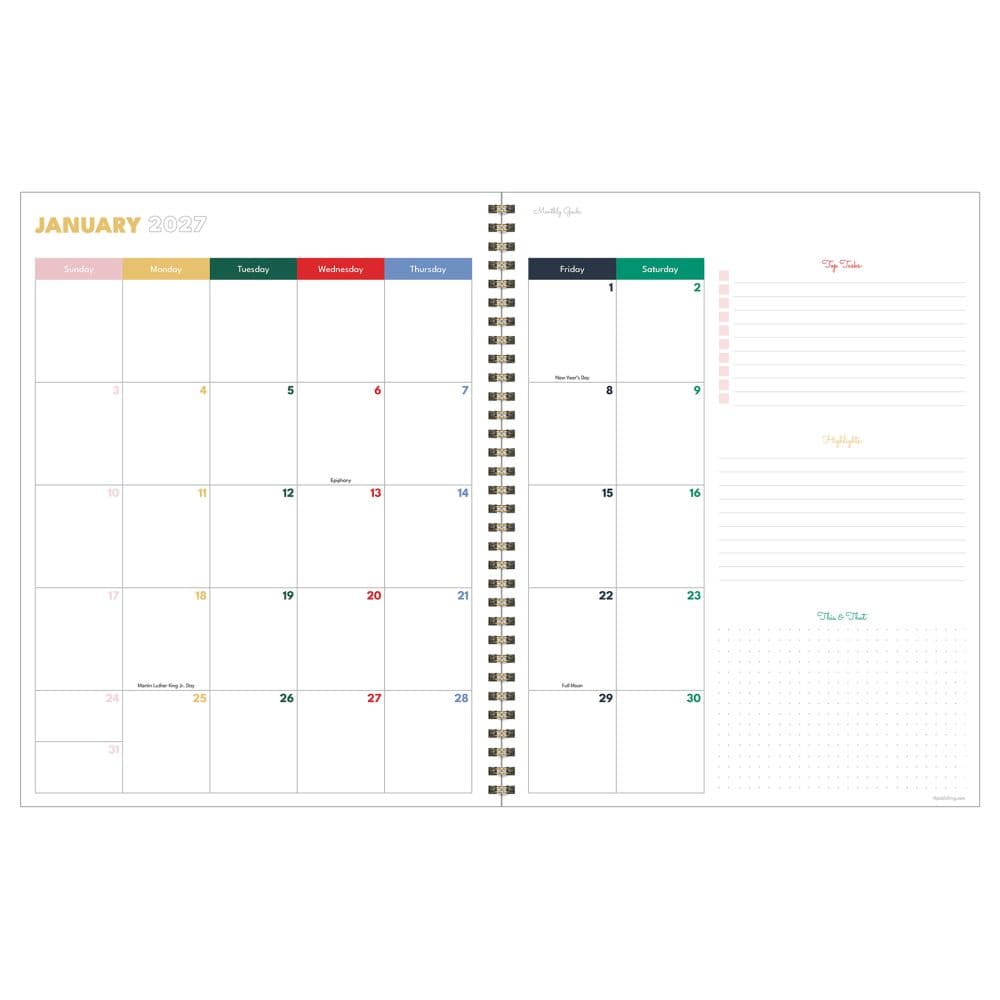 Cherry Picked 2027 Large Weekly Monthly Planner Second Alternate Image