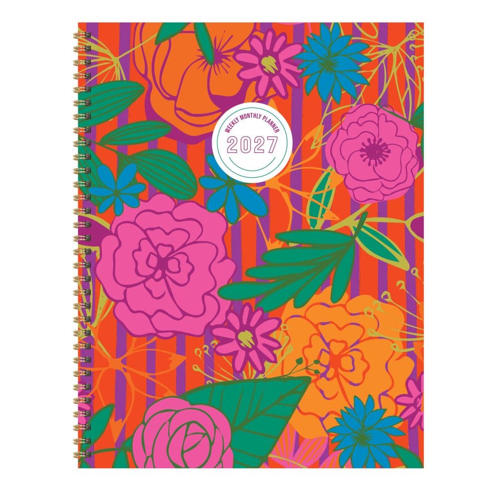 image Peonies 2027 Large Weekly Monthly Planner Main Product Image