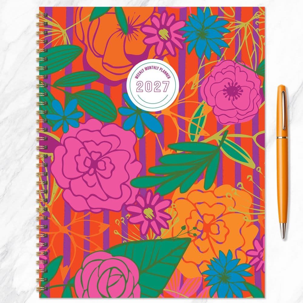 Peonies 2027 Large Weekly Monthly Planner Fourth Alternate Image