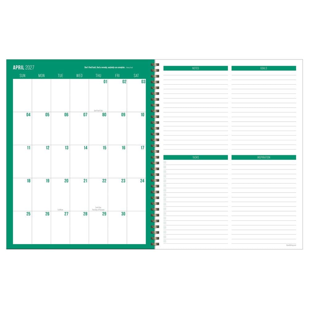 Meow the Line 2027 Large Weekly Monthly Planner Second Alternate Image