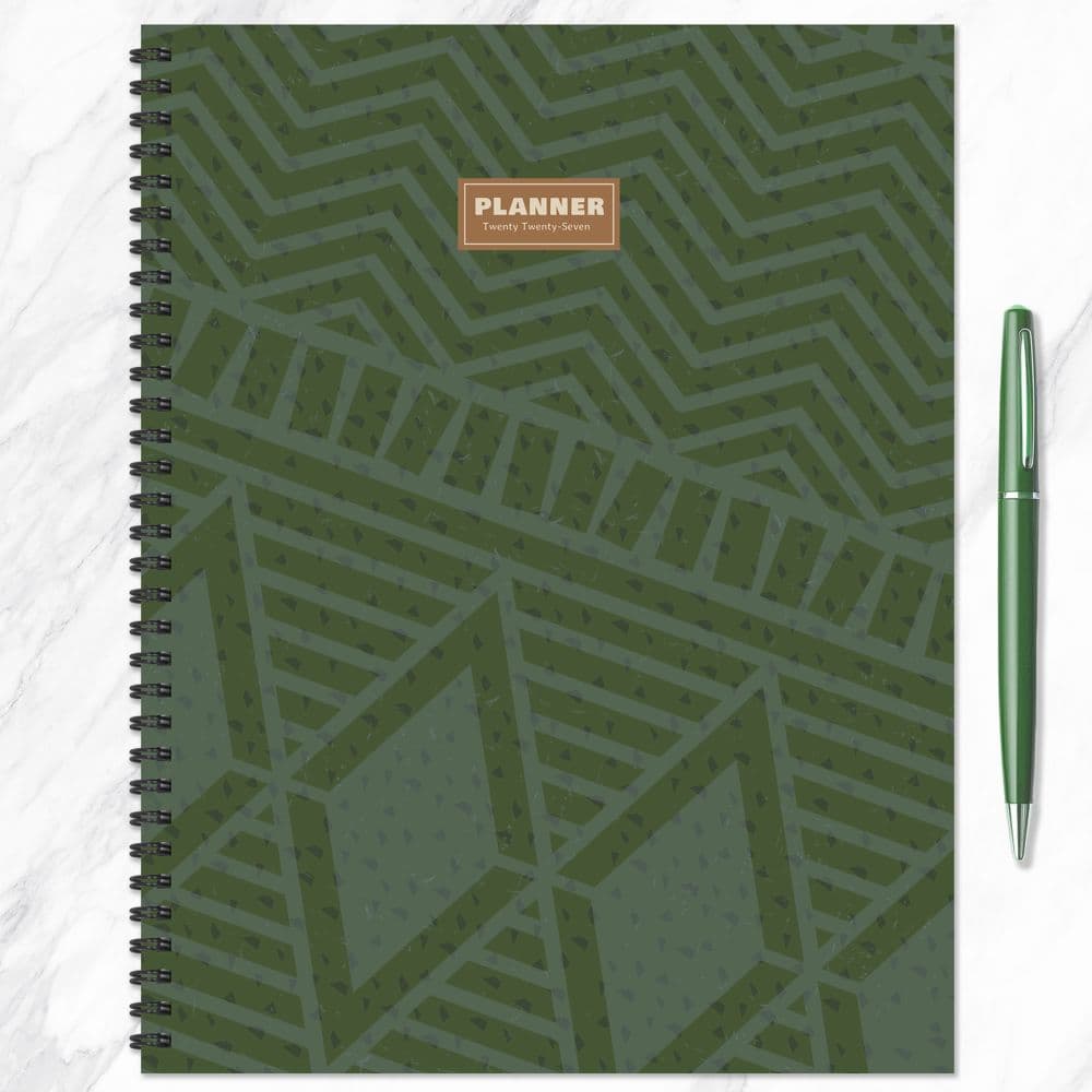 Weatherwood Wool 2027 Large Weekly Monthly Planner Fourth Alternate Image