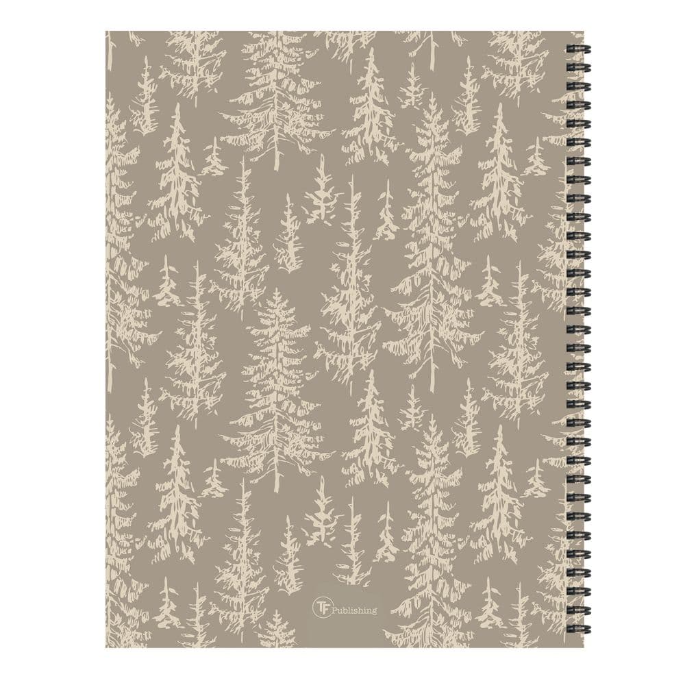 Foggy Forest 2027 Large Weekly Monthly Planner First Alternate Image