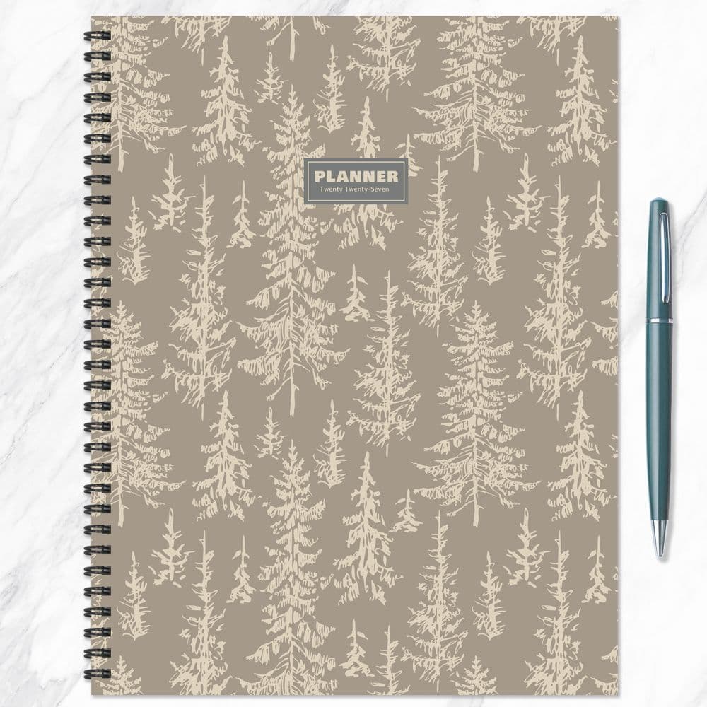 Foggy Forest 2027 Large Weekly Monthly Planner Fourth Alternate Image