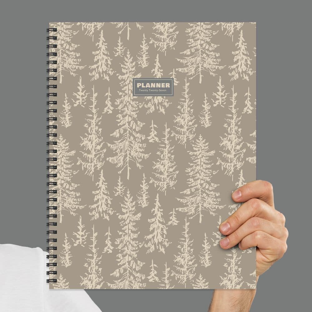 Foggy Forest 2027 Large Weekly Monthly Planner Sixth Alternate Image