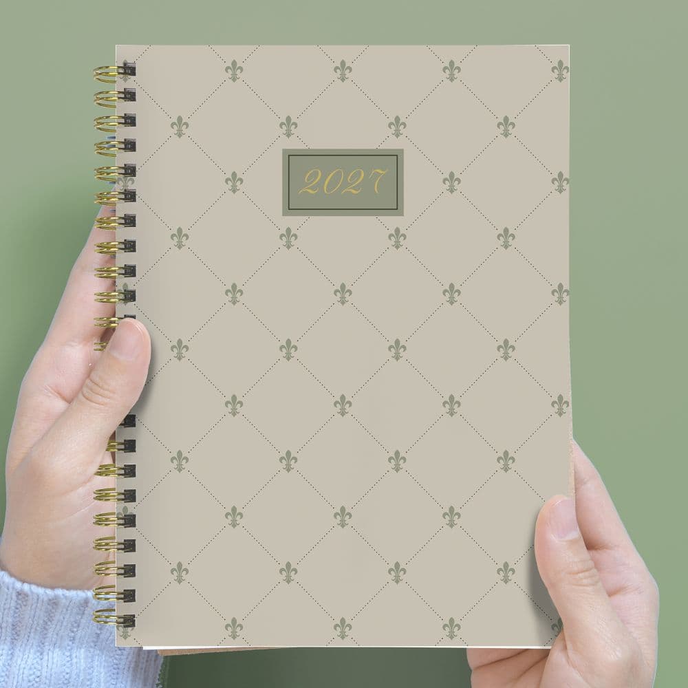 Fleur de Lis 2027 Medium Weekly Monthly Planner Sixth Alternate Image