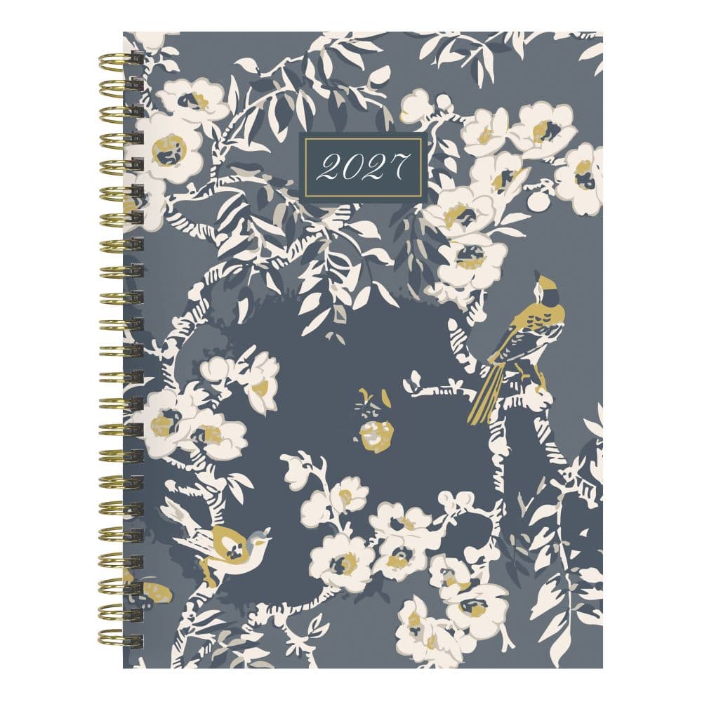 Blooms of Blue 2027 Medium Weekly Monthly Planner Main Product Image