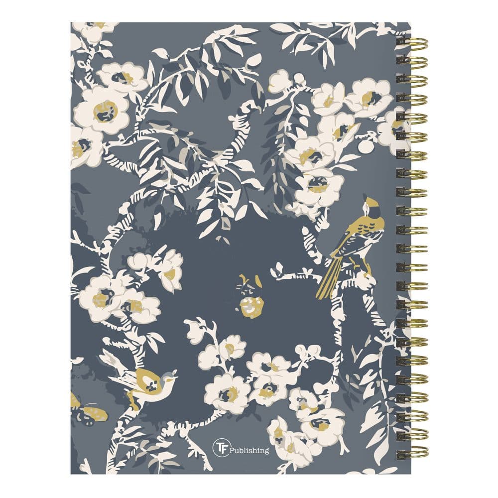 Blooms of Blue 2027 Medium Weekly Monthly Planner First Alternate Image