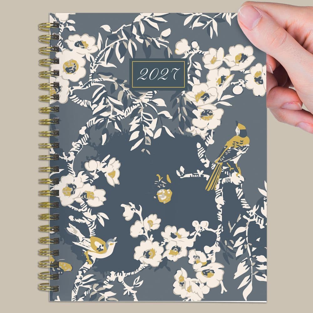 Blooms of Blue 2027 Medium Weekly Monthly Planner Sixth Alternate Image