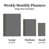 image Seagulls 2027 Medium Weekly Monthly Planner Seventh Alternate Image