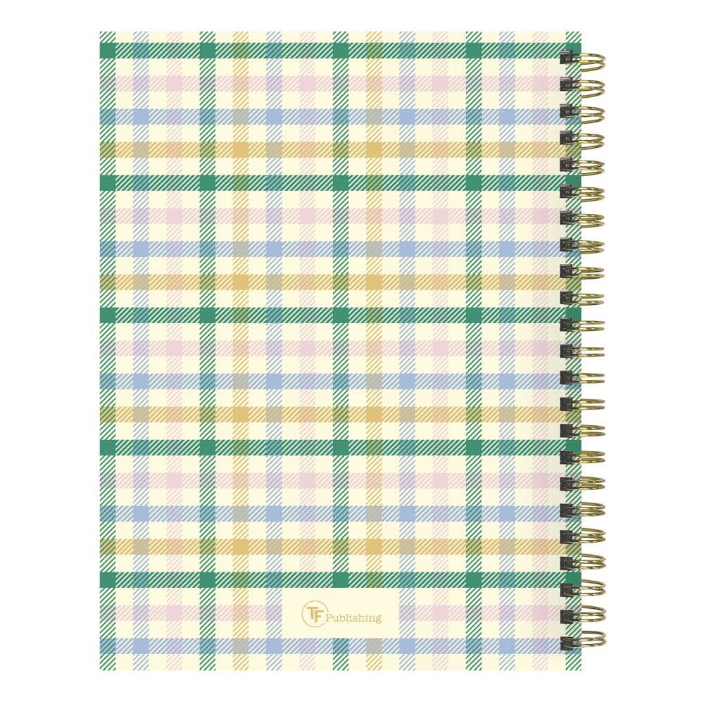 Pastel Plaid 2027 Medium Weekly Monthly Planner First Alternate Image