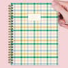 image Pastel Plaid 2027 Medium Weekly Monthly Planner Sixth Alternate Image