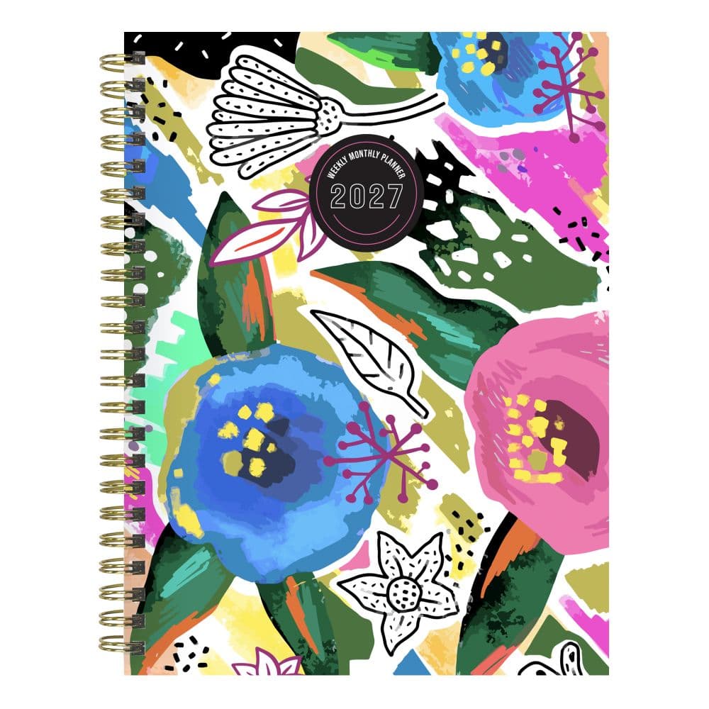 image Graphic Petals 2027 Medium Weekly Monthly Planner Main Product Image