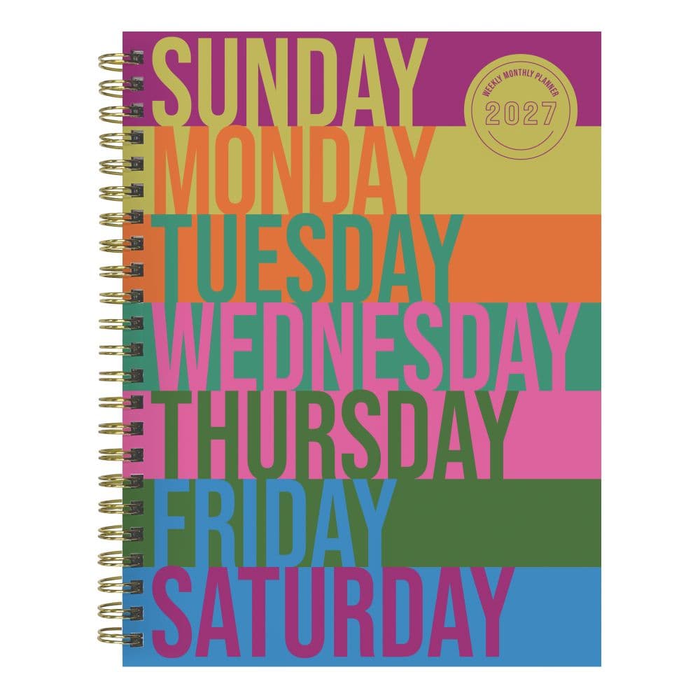 All Week Long 2027 Medium Weekly Monthly Planner Main Product Image