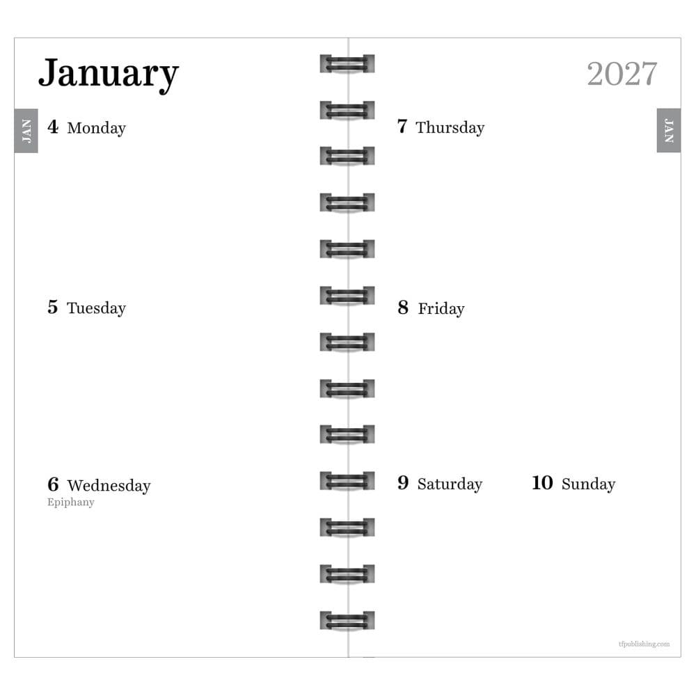 Spots of Dots 2027 Small Weekly Monthly Planner Third Alternate Image