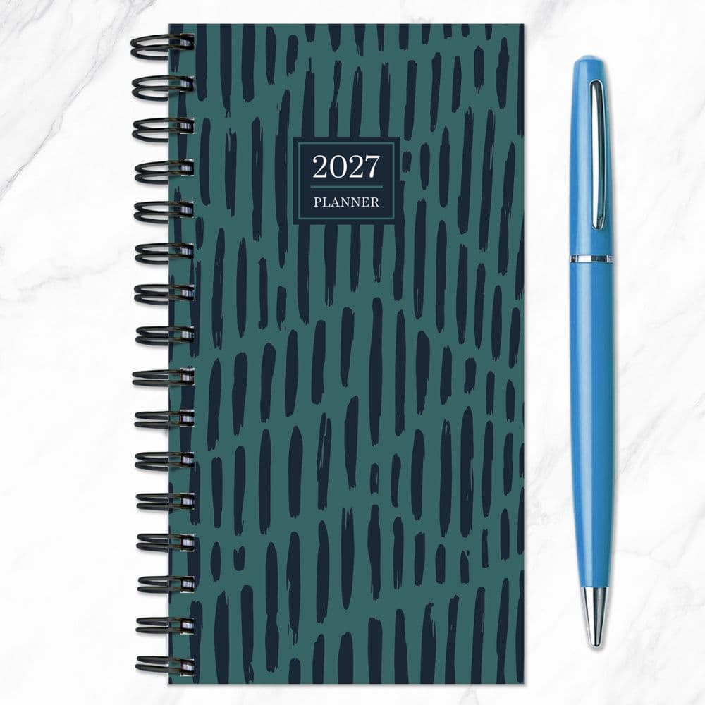 Blue Streak 2027 Small Weekly Monthly Planner Fourth Alternate Image