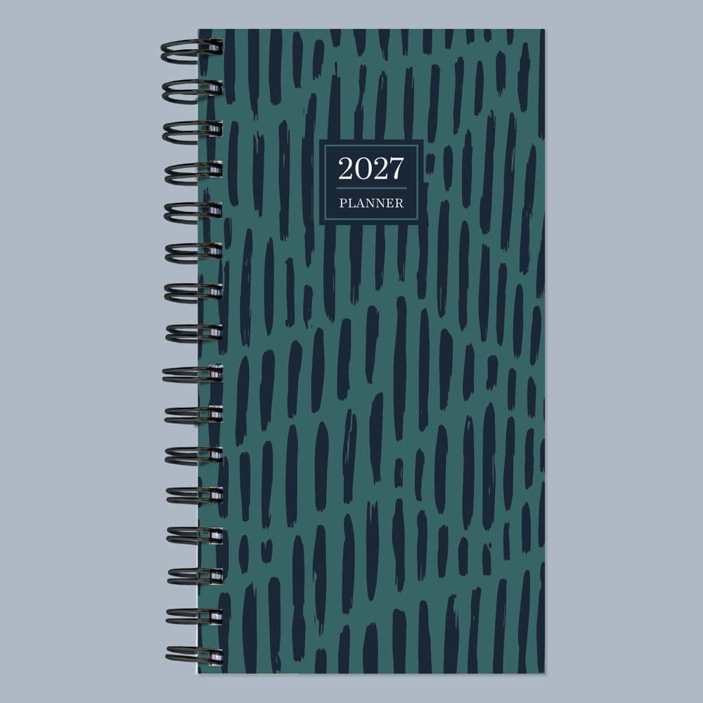 Blue Streak 2027 Small Weekly Monthly Planner Eighth Alternate Image