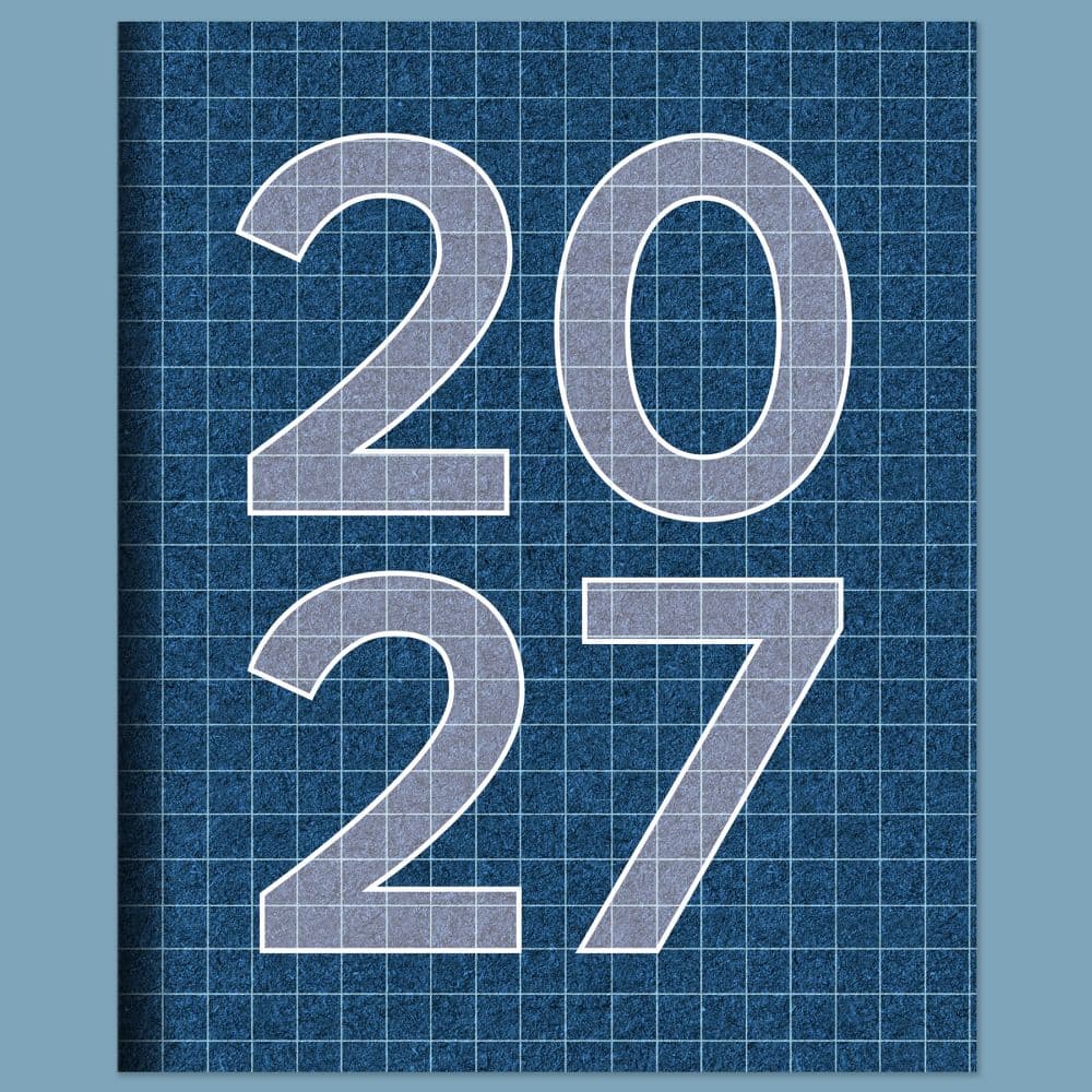 Naval Grid 2027 Large Monthly Planner Eighth Alternate Image