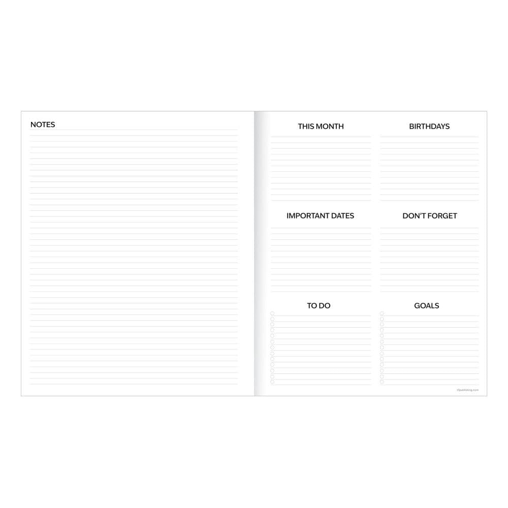 Blue to You 2027 Large Monthly Planner Second Alternate Image