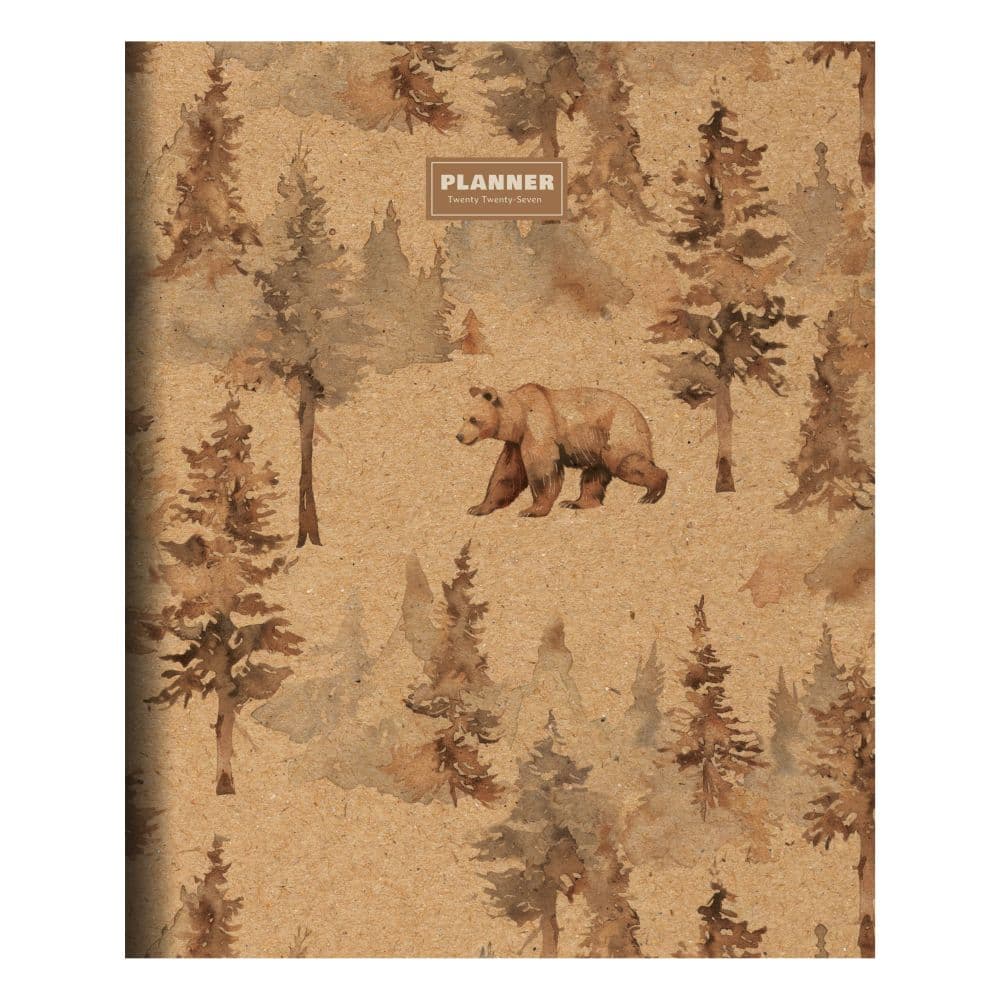Bear Tracks 2027 Large Monthly Planner Main Product Image