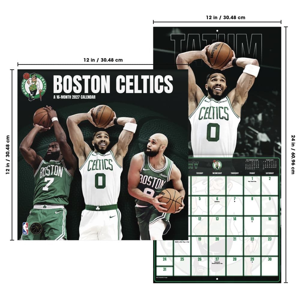 Boston Celtics 2027 Wall Calendar Sixth Alternate Image