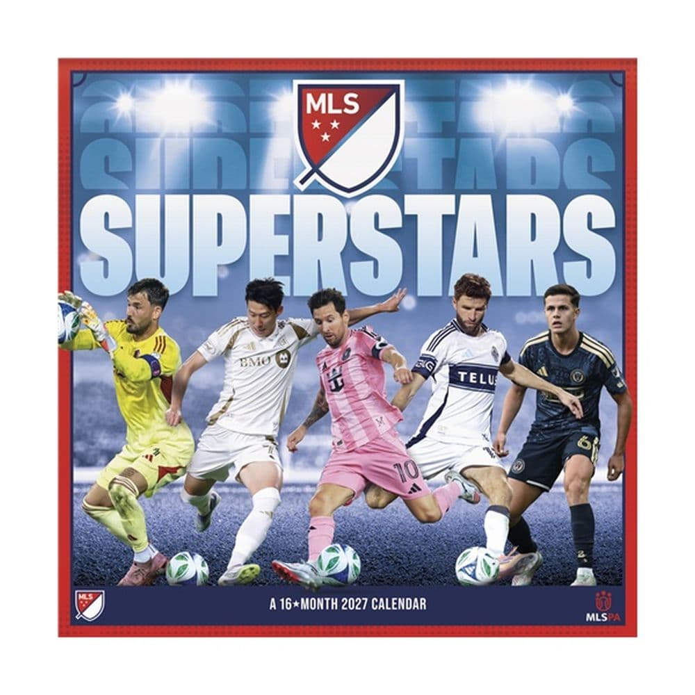 MLS Superstars 2027 Wall Calendar Main Product Image