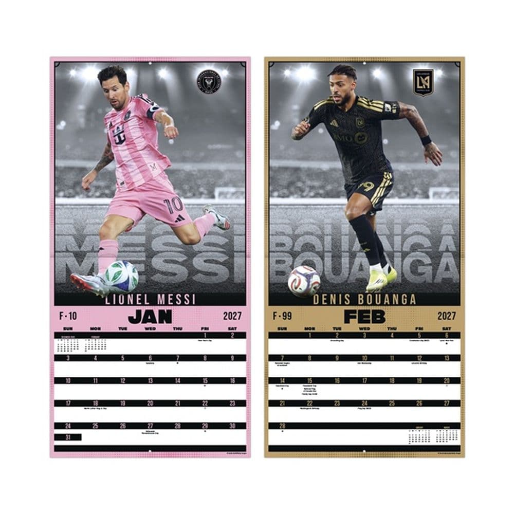 MLS Superstars 2027 Wall Calendar Sixth Alternate Image