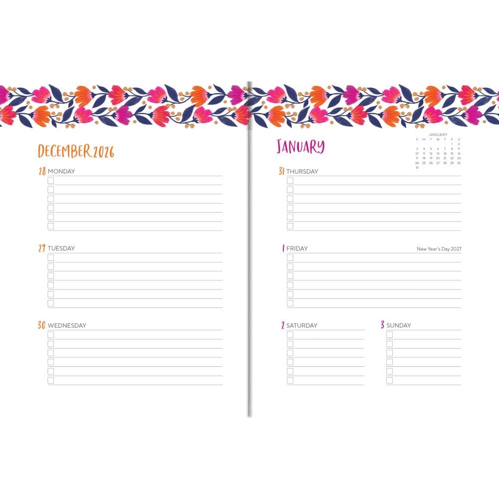 Jess Phoenix 2027 Weekly Planner Second Alternate Image