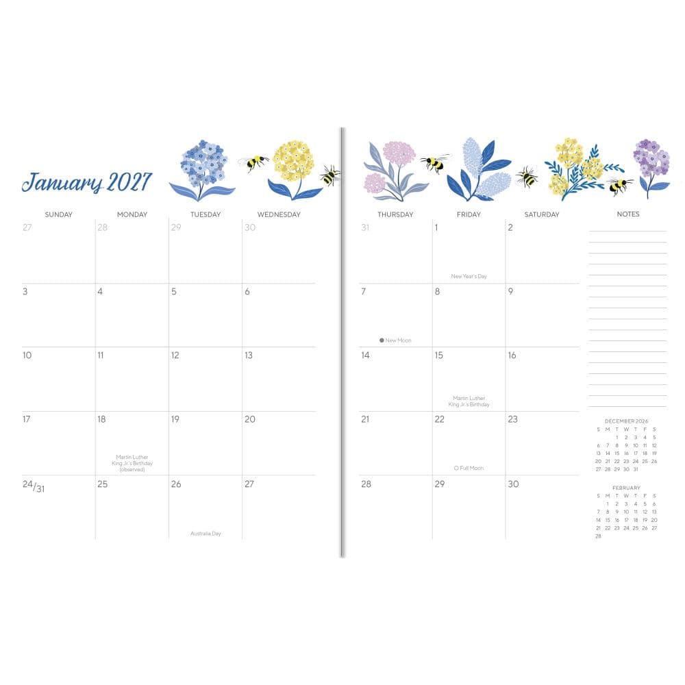 Garden Bee 2027 Monthly Planner Second Alternate Image