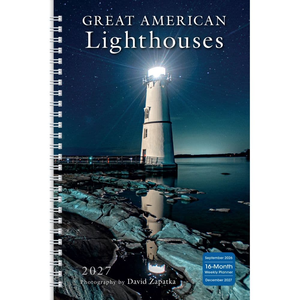 image Great American Lighthouses 2027 Weekly Planner Main Product Image