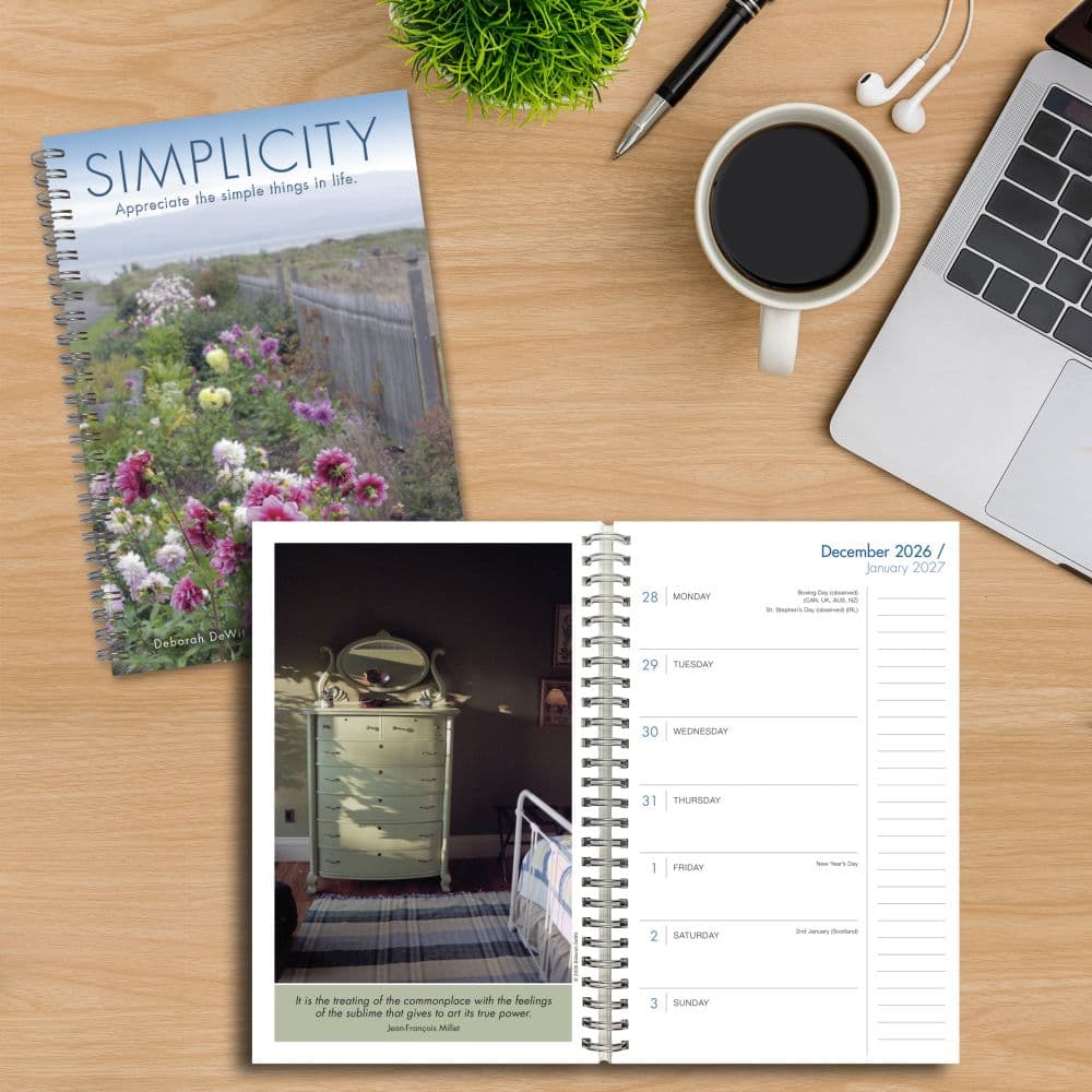 Inspirations For Simpler Life 2027 Engagement Planner by Deborah Dewit Third Alternate Image
