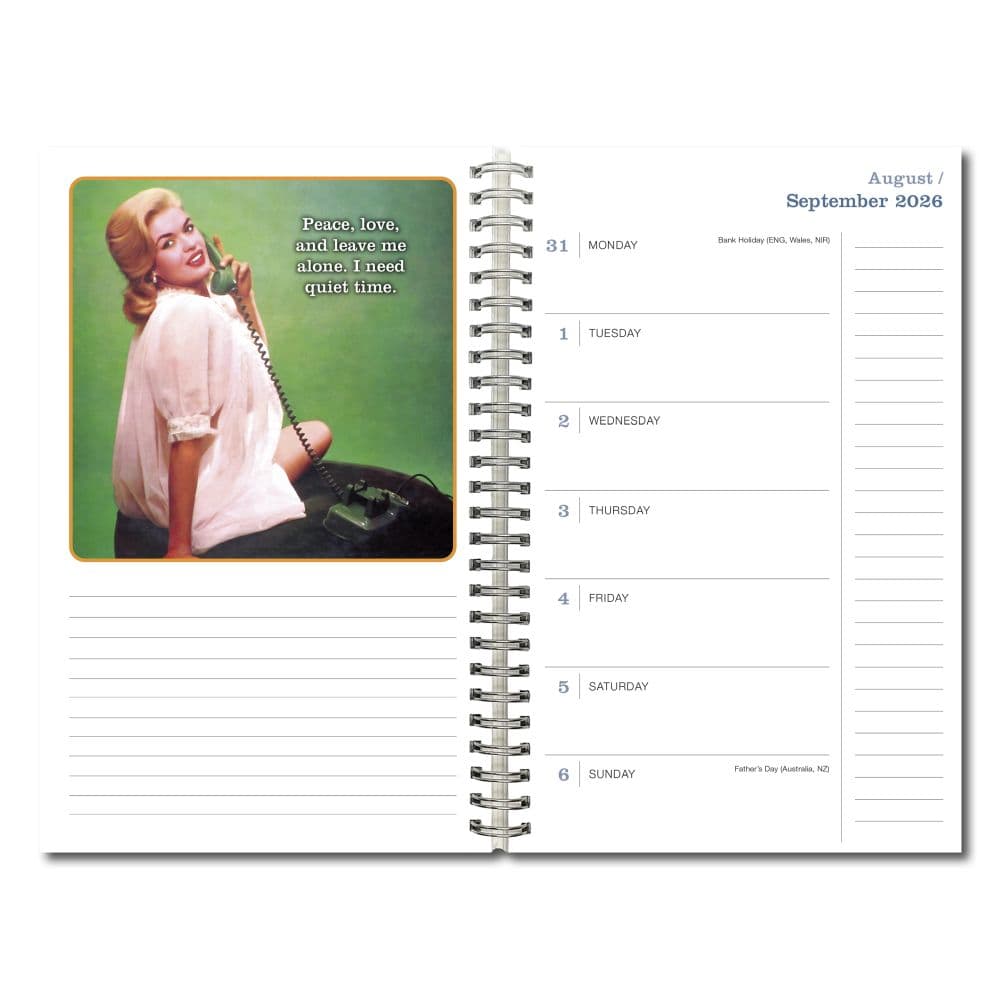 B Word Classic 2027 Engagement Planner Second Alternate Image