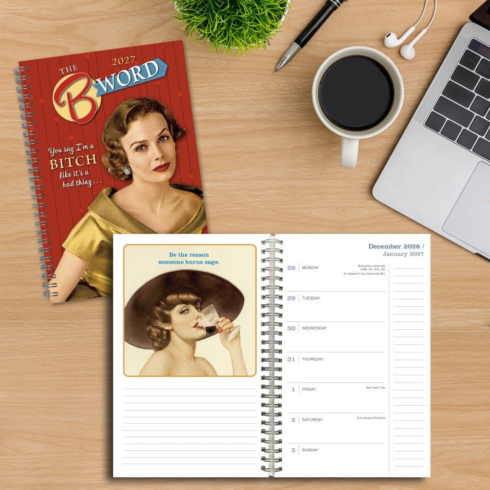 B Word Classic 2027 Engagement Planner Third Alternate Image