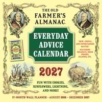 image Old Farmer Almanac Everyday Advice 2027 Wall Calendar Main Product Image