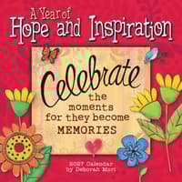 image Year of Hope and Inspiration 2027 Mini Wall Calendar by Deborah Mori Main Product Image
