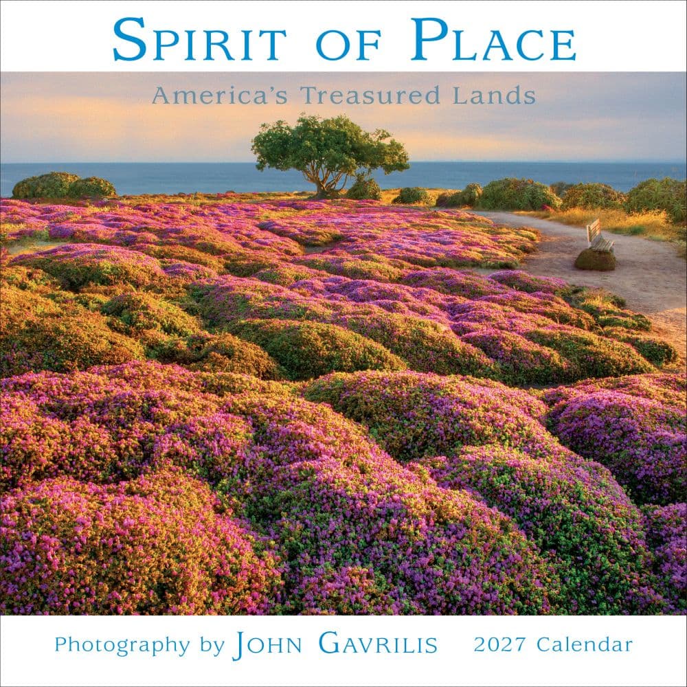Spirit of Place 2027 Mini Wall Calendar by John Gavrilis Main Product Image