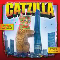 image Catzilla 2027 Mini Wall Calendar Main Product Image