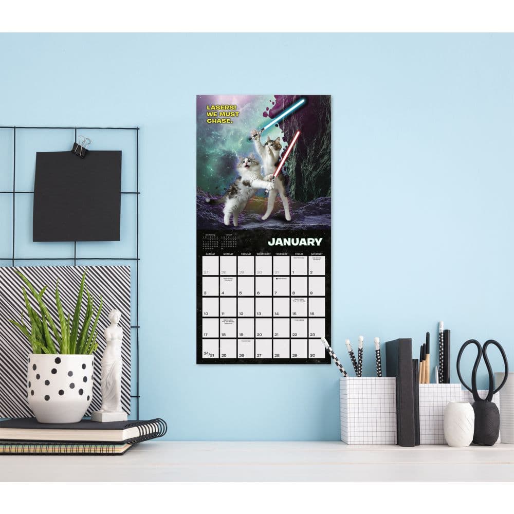 Cat Wars 2027 Mini Wall Calendar Third Alternate Image