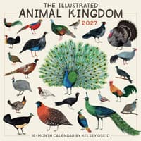 image Illustrated Animal Kingdom 2027 Wall Calendar Main Product Image