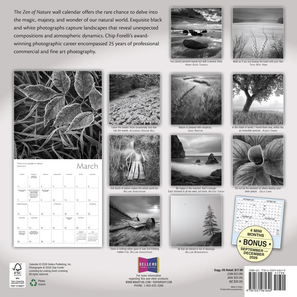Zen of Nature 2027 Wall Calendar First Alternate Image