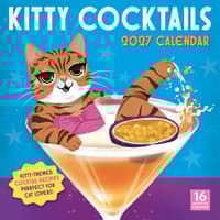 image Kitty Cocktails 2027 Wall Calendar Main Product Image